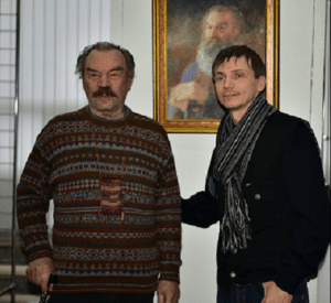 Актер Петр Зайченко на Царицынской музе