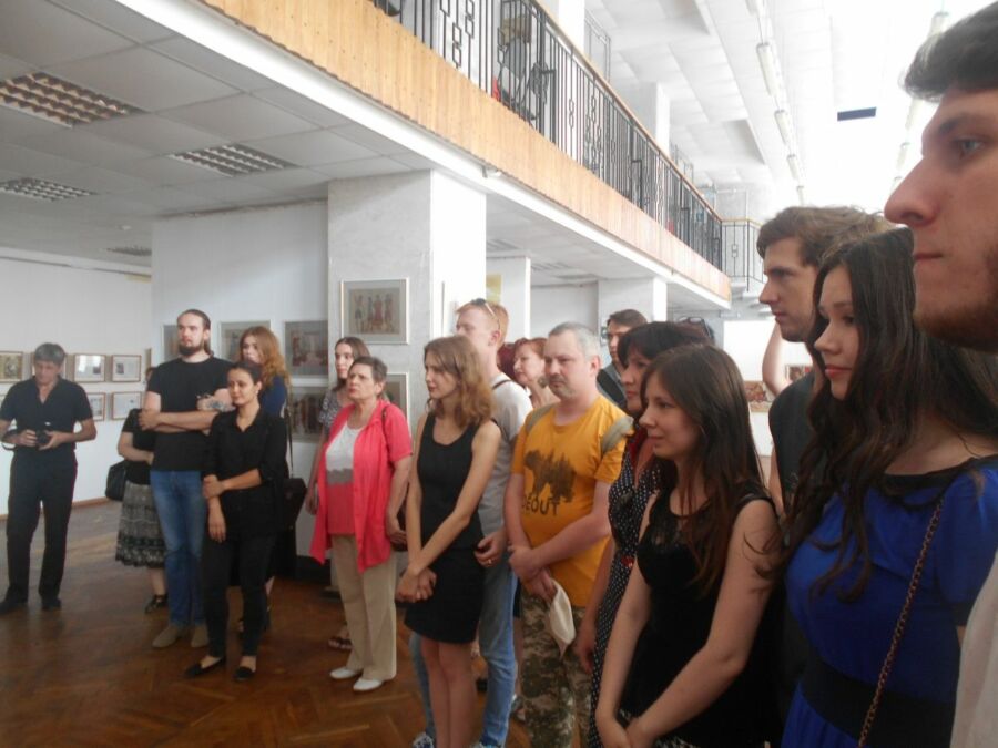 12 июля в выставочном зале на Краснознаменской, 6 открылась выставка дипломных работ студентов