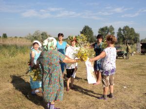 Сеничкин Ефим, 73 года, х. Сеничкин Михайловского района. Женский обряд Степанов венок